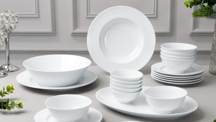 bát ăn cơm trắng sứ hiện đại