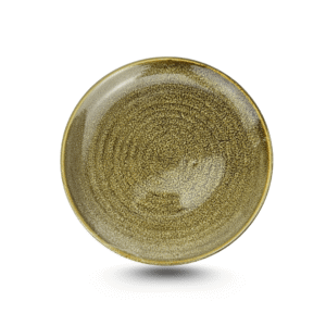 Đĩa Tròn D18 Men Hỏa Biến Gấm Vàng – Gốm Sứ Bát Tràng Cao Cấp