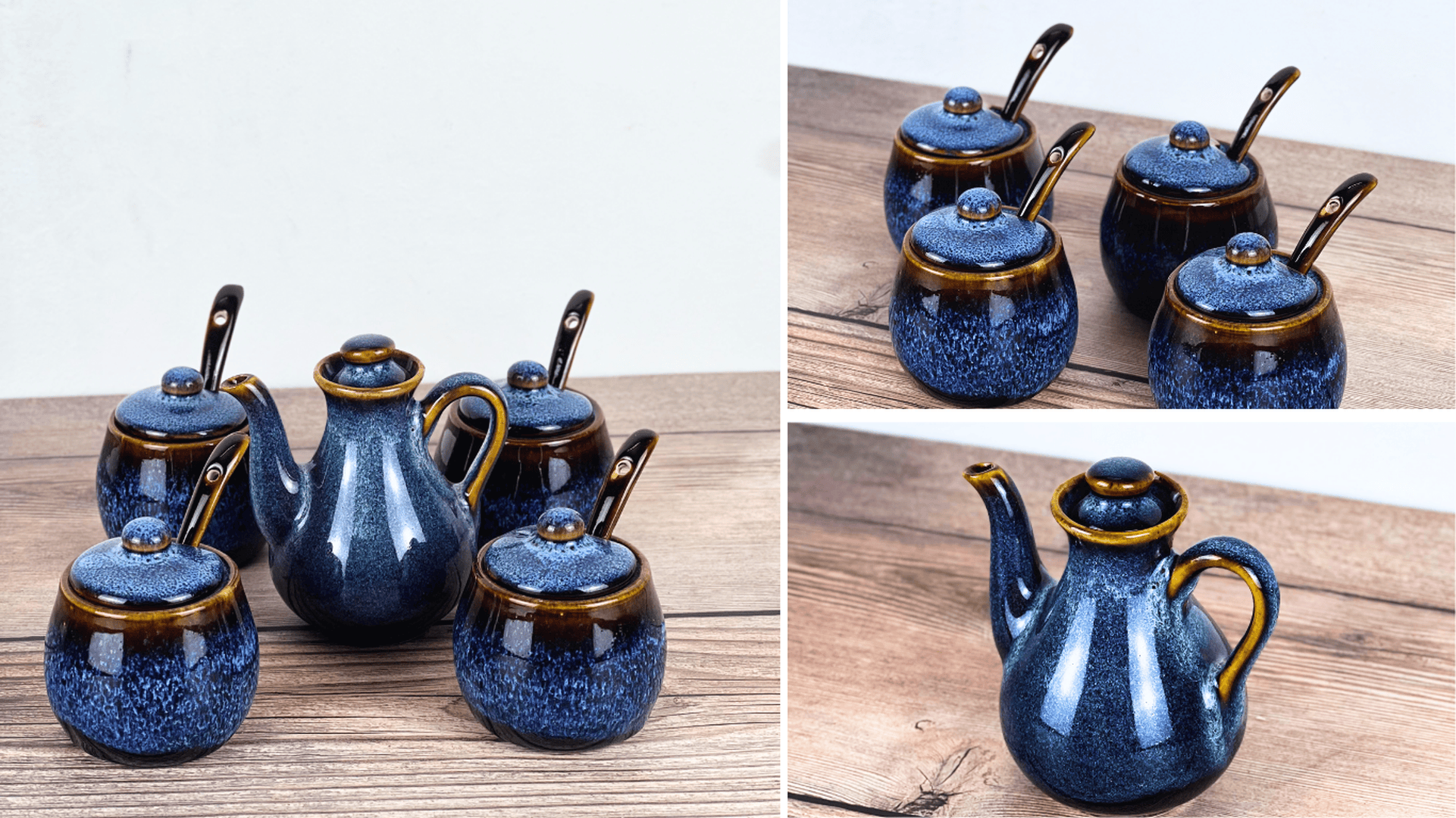 Trang Trí Nhà Bếp: 5+ Bí Quyết Decor Với Gốm Sứ Thủ Công | Gomie 1 Hũ gia vị trang trí nhà bếp