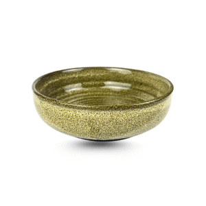 Bát Tô Cạn D17 Men Gấm Vàng Hỏa Biến Cao Cấp – Nghệ Gốm Tỏa Sáng Bàn Ăn