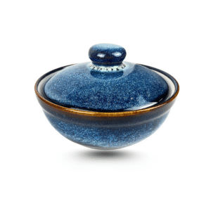 Âu Cơm Nhỏ Có Nắp Men Xanh Sóng Biển D13H9 – Gốm Bát Tràng Truyền Thống, Giữ Nhiệt Tốt, Sang Trọng Cho Mâm Cơm Việt