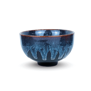 Bát CUP Hỏa Biến D13 – Men Sapphire Bát Tràng