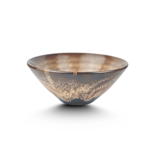 Bát Ramen Men Hỏa Biến Nâu Tuyết D13 – Gốm Sứ Cao Cấp Bát Tràng