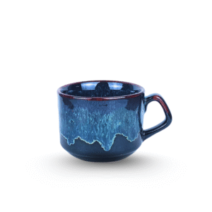 Cốc Cà Phê Hỏa Biến D8H6 – Men Sapphire Bát Tràng