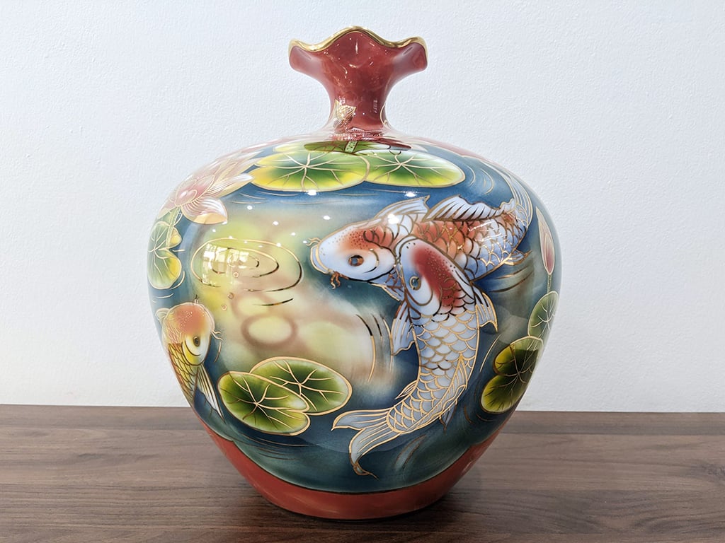 Họa tiết gốm sứ cá chép