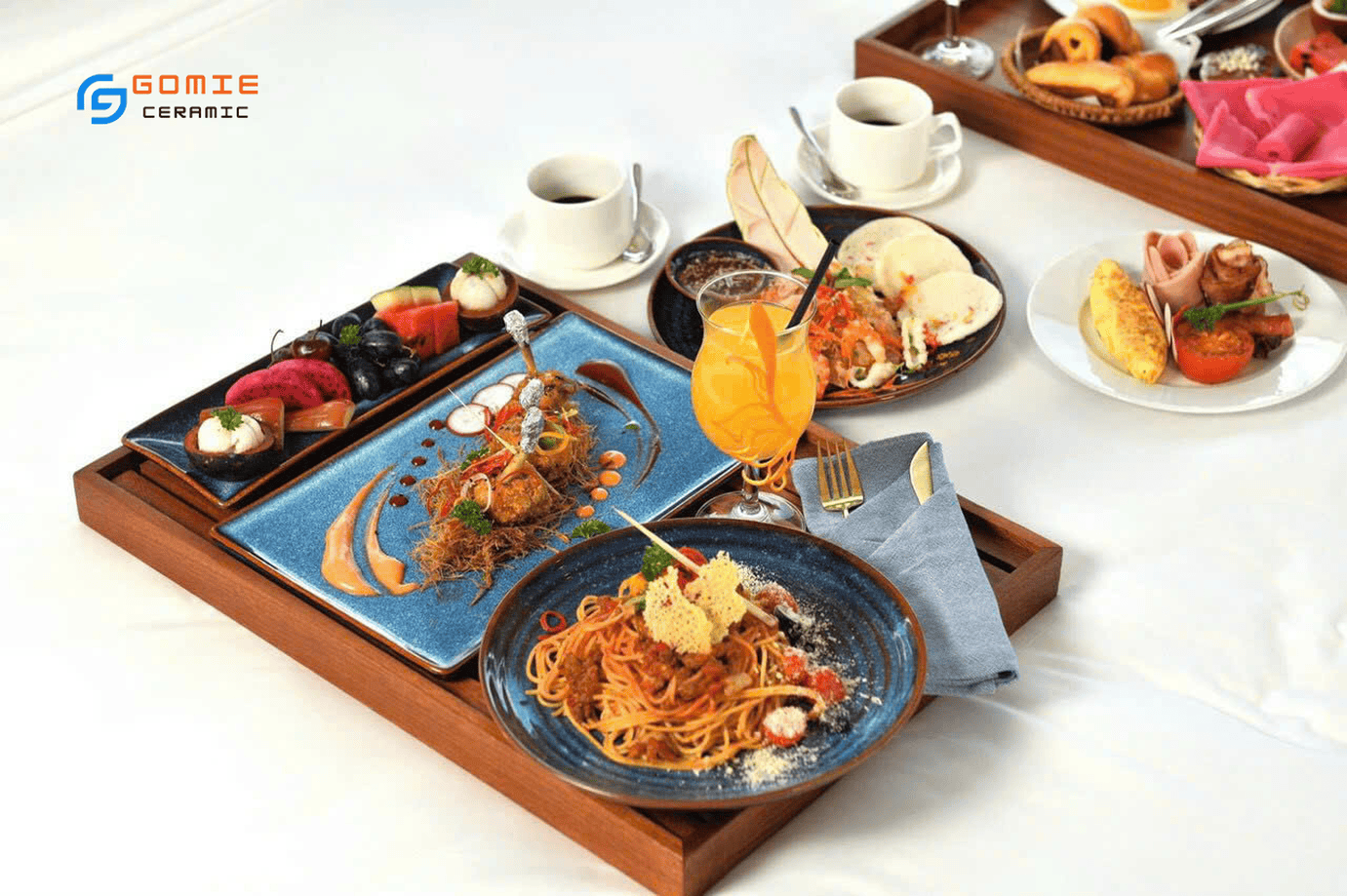 Đĩa gốm men hỏa biến theo phong thủy 