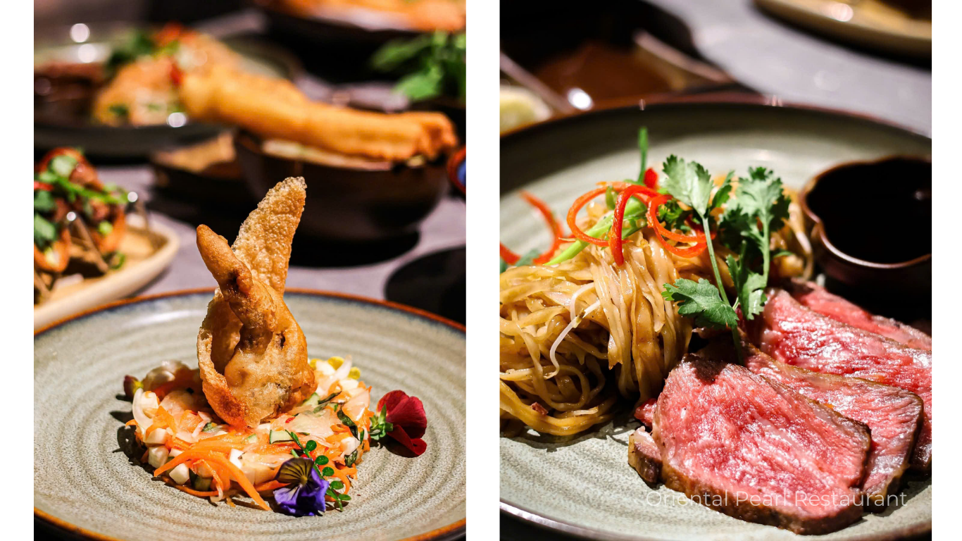 Bày trí bộ đồ ăn gốm sứ