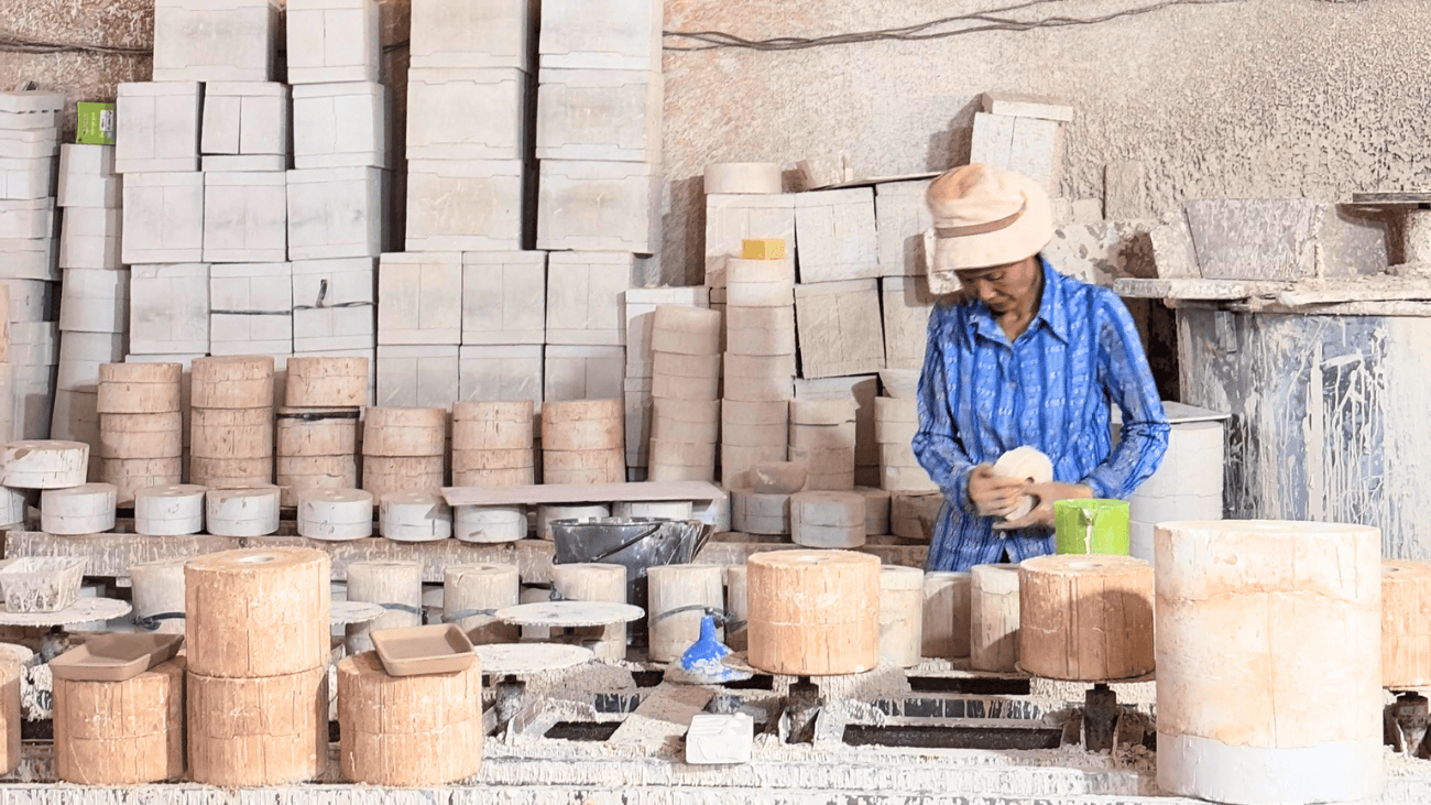 Bộ đồ ăn gốm sứ Bát Tràng được tạo nên như thế nào