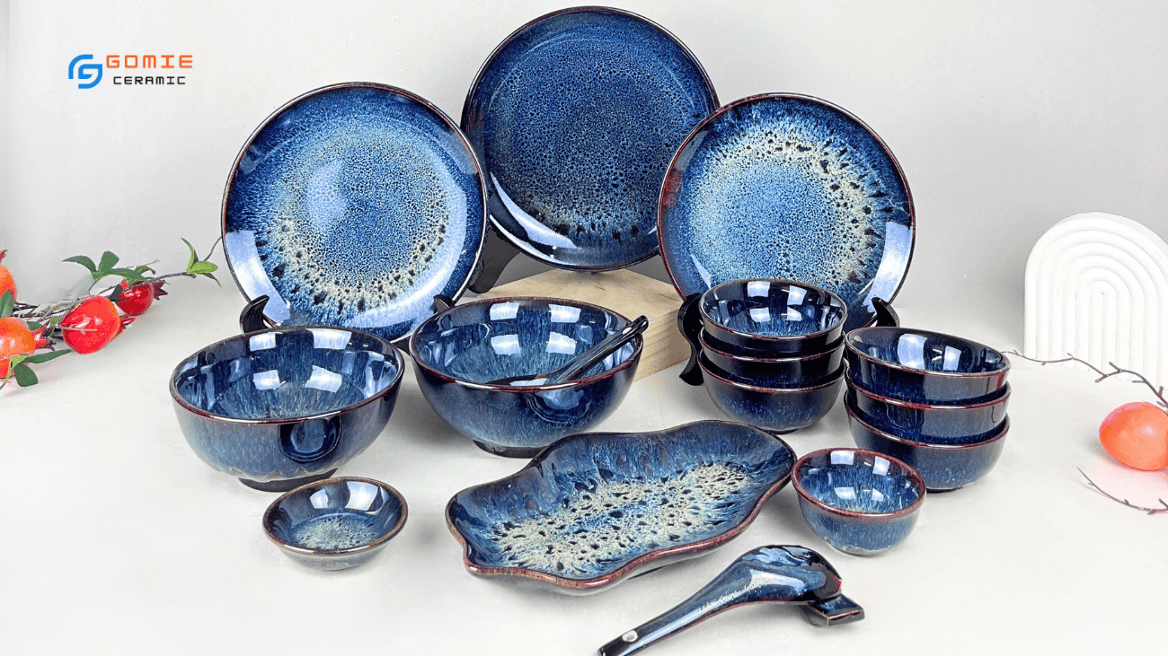 Cách bảo quản bộ đồ ăn gốm sứ sapphire