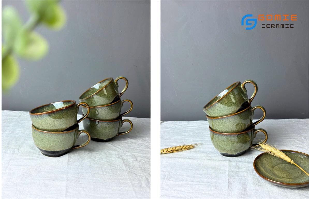 Quà tặng thủ công cốc gốm sứ