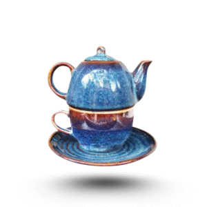 Bộ Ấm Chén Trà Cá Nhân Men Hoả Biến ACTX-08