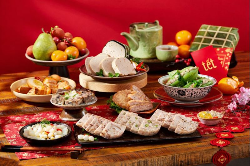Gợi ý trang trí mâm cơm Tết
